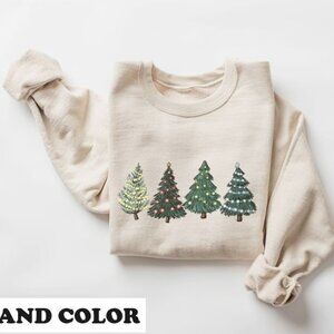 Green Tree Christmas Sweater Christmas Sweater Christmas Tree Sweatshirt 99